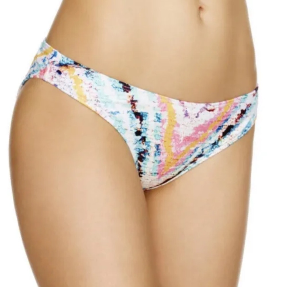 MARA HOFFMAN SWIM ANTHROPOLOGIE RAINBOW HIPSTER BIKINI BOTTOMS S